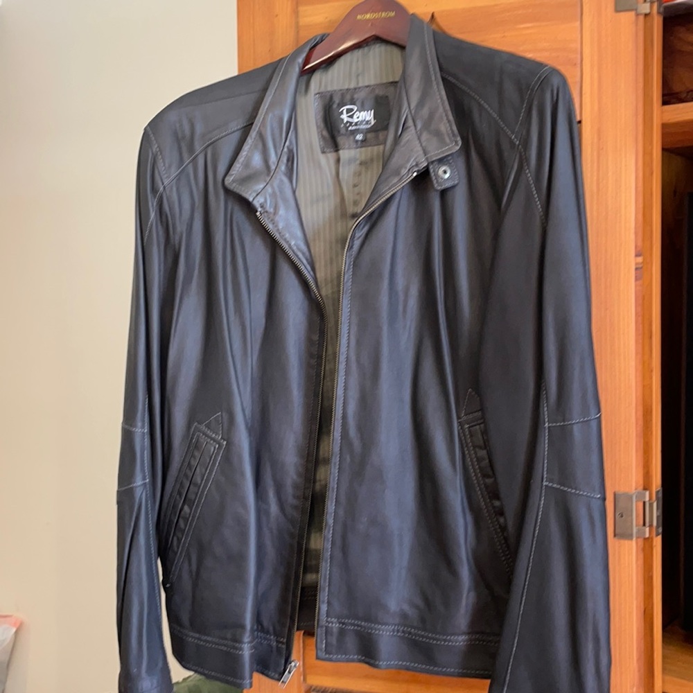 Remy men’s leather jacket